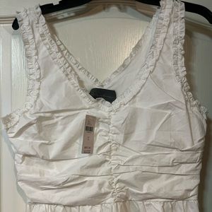 Beautiful white blouse Sz L. NWT